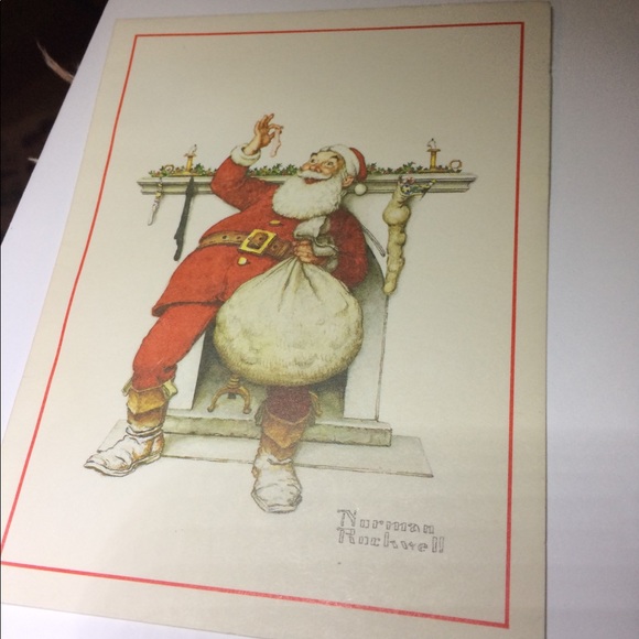 Norman Rockwell Christmas Cards 
